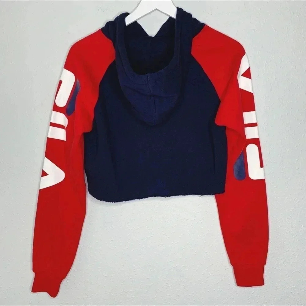 Urban Outfitters FILA Cropped Hoodie - Picture 3 of 7